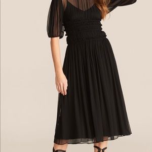 Rebecca Taylor short sleeve chiffon dress